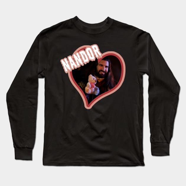 I Heart Nandor, Relentlessly Long Sleeve T-Shirt by Xanaduriffic